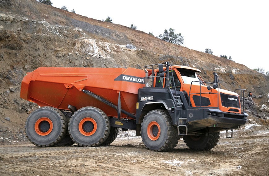 First Develon DA45-7 Articulated Dump Truck Sold in Italy